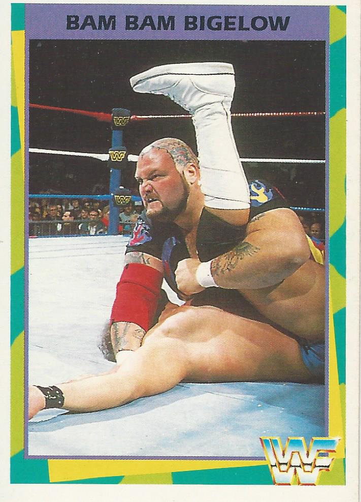 WWF Merlin Trading Card 1995 Bam Bam Bigelow No.177