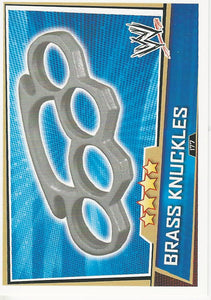 WWE Slam Attax Superstars 2013 Trading Card Brass Knuckles No.177