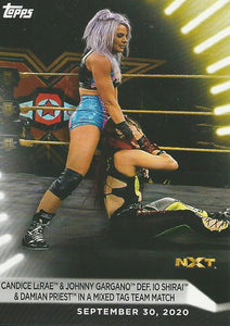 WWE Topps Women Division 2021 Trading Card Candice LeRae No.77