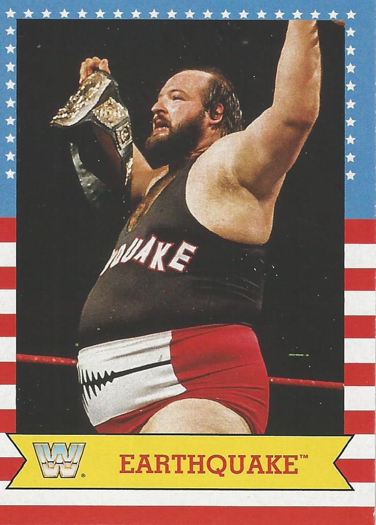 WWE Topps Heritage 2017 Trading Card Earthquake No.17