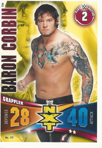 WWE Topps Slam Attax Rivals 2014 Trading Card Baron Corbin No.177 NXT
