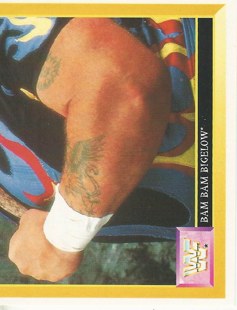 WWF Merlin Sticker Collection 1994 Bam Bam Bigelow No.177