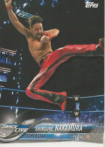 WWE Toppsd Then Now Forever 2018 Trading Cards Shinsuke Nakamura No.178