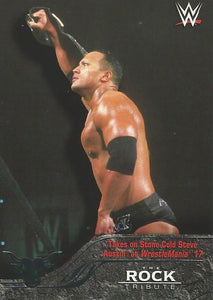 WWE Topps 2016 Trading Cards The Rock 18 of 40