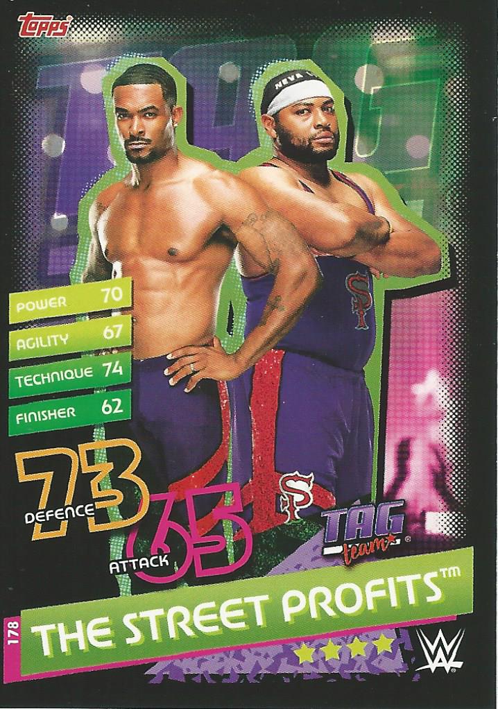 WWE Topps Slam Attax Reloaded 2020 Trading Card The Street Profits No.178