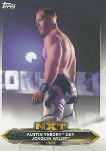 WWE Topps NXT 2020 Trading Cards Austin Theory No.78