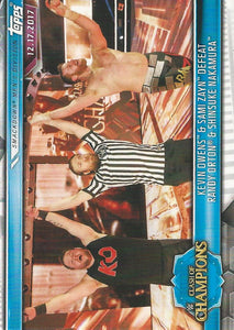 WWE Topps Champions 2019 Trading Cards Kevin Owens and Sami Zayn No.78