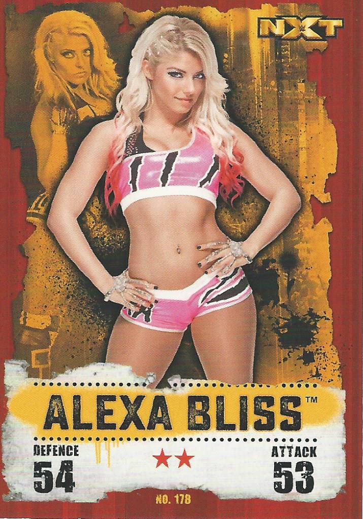 WWE Topps Slam Attax Takeover 2016 Trading Card Alexa Bliss No.178