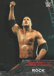 WWE Topps 2016 Trading Cards The Rock 19 of 40