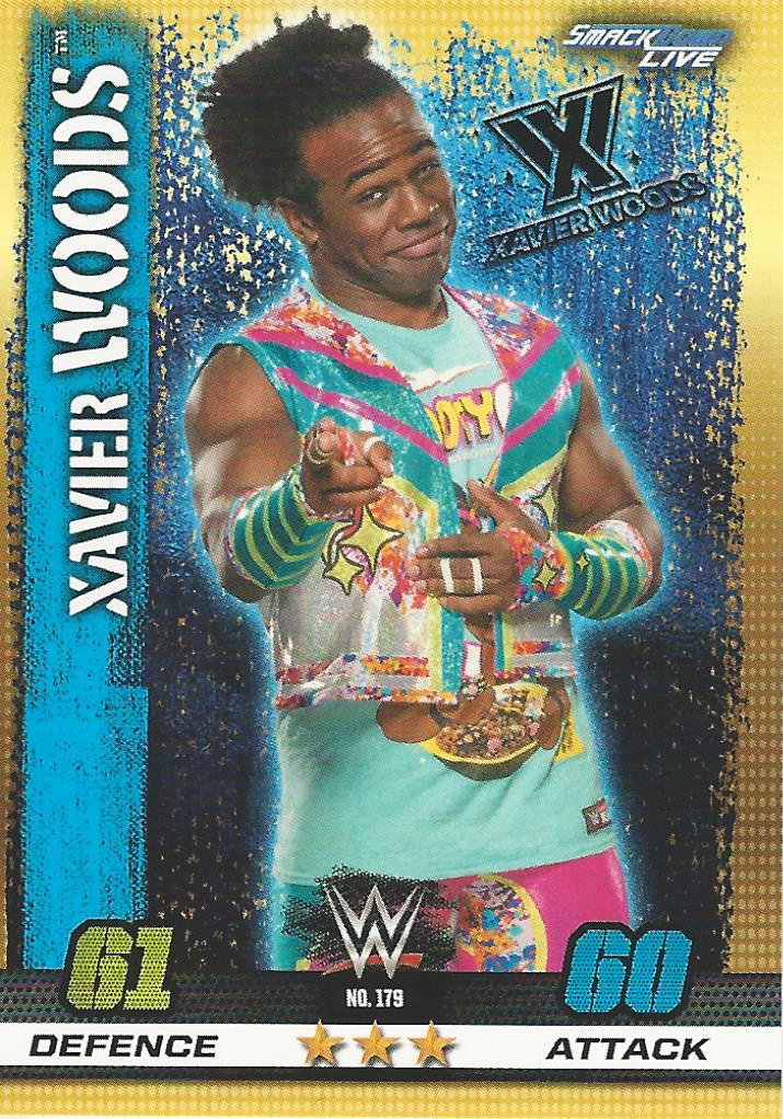 WWE Topps Slam Attax 10th Edition Trading Card 2017 Xavier Woods No.179