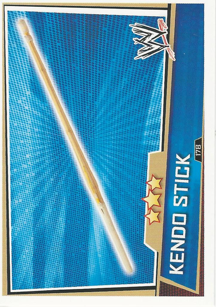 WWE Slam Attax Superstars 2013 Trading Card Kendo Stick No.178