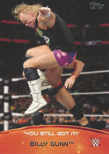 WWE Topps 2015 Trading Card Billy Gunn 9 of 10
