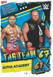 WWE Topps Slam Attax 2021 Trading Card Alpha Academy No.179