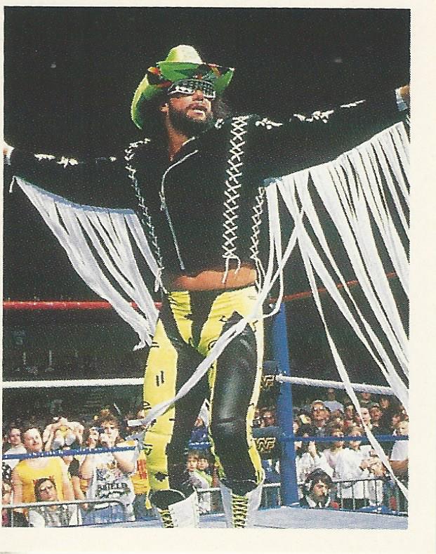 WWF Merlin Stickers 1991 Macho Man Randy Savage No.179