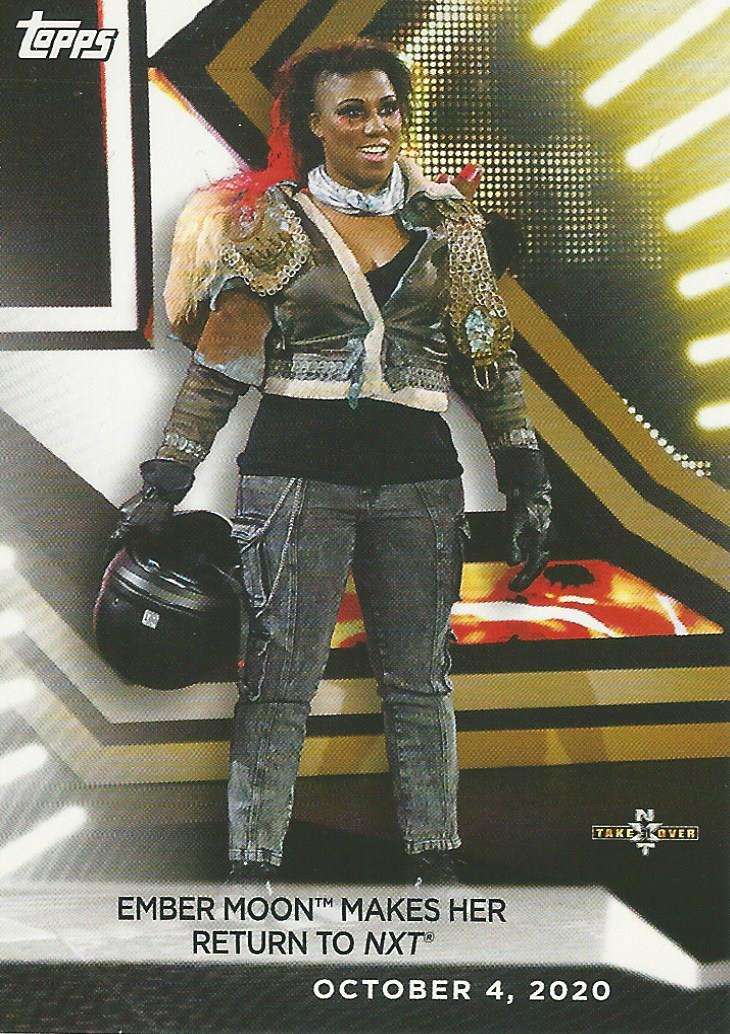 WWE Topps Women Division 2021 Trading Card Ember Moon No.79