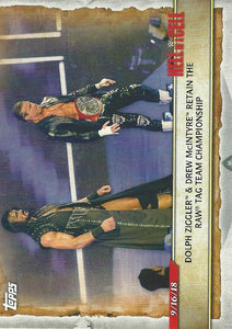 WWE Topps Road to Wrestlemania 2020 Trading Cards Dolph Ziggler and Drew McIntyre No.17