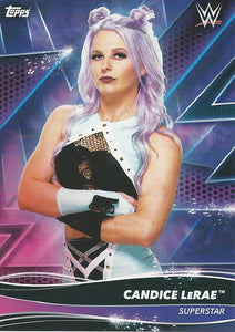 Topps WWE Superstars 2021 Trading Cards Candice LeRae No.17