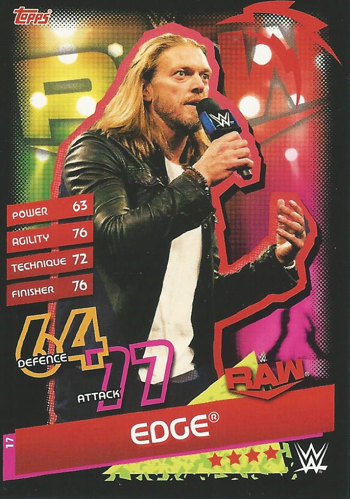 WWE Topps Slam Attax Reloaded 2020 Trading Card Edge No.17