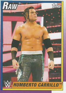 WWE Topps Heritage 2021 Trading Card Humberto Carrillo No.17