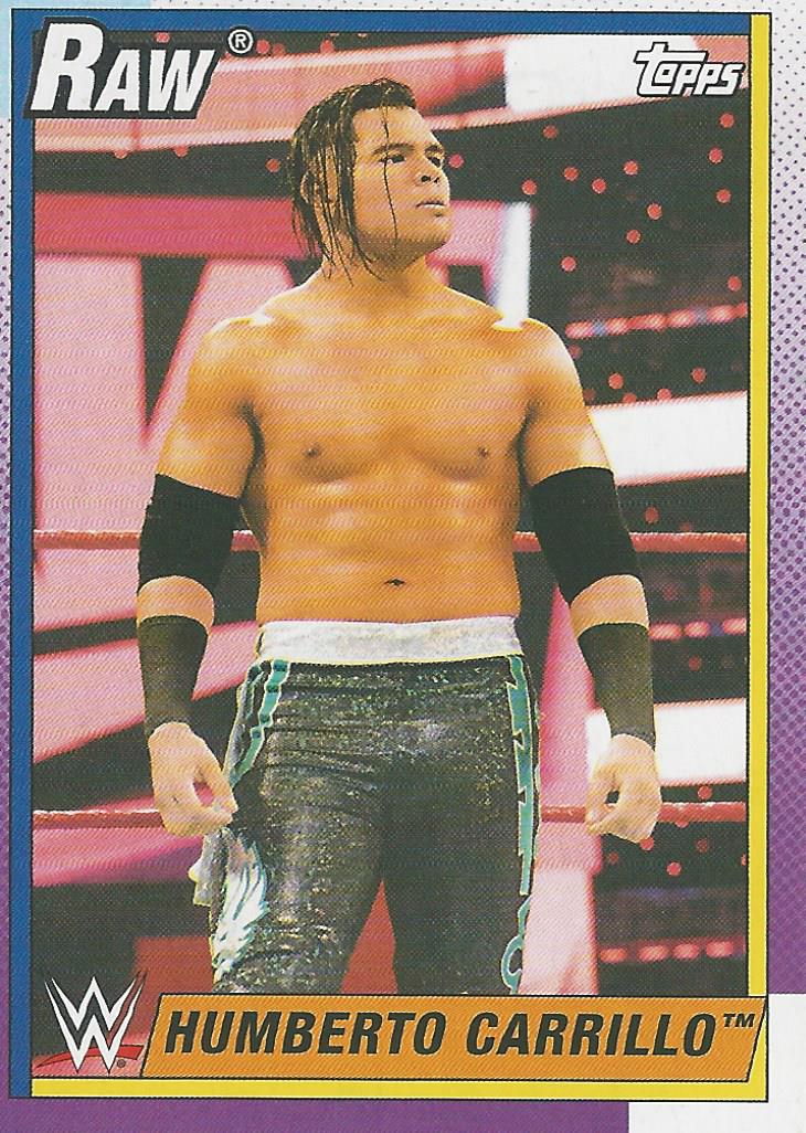 WWE Topps Heritage 2021 Trading Card Humberto Carrillo No.17