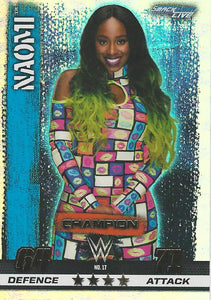 WWE Topps Slam Attax 10th Edition Trading Card 2017 Champion Naomi No.17