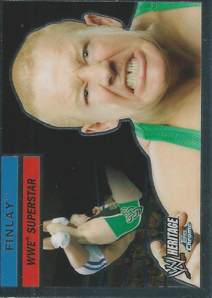 WWE Topps Chrome Heritage Trading Card 2006 Finlay No.17