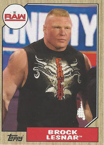 WWE Topps Heritage 2017 Trading Cards Brock Lesnar No.17