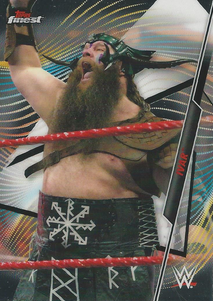 WWE Topps Finest 2020 Trading Card Ivar No.17