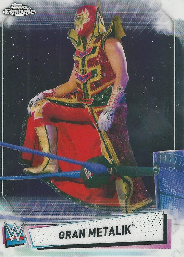 WWE Topps Chrome 2021 Trading Cards Gran Metalik No.17