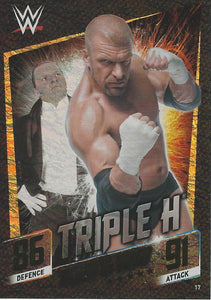 WWE Topps Slam Attax 2015 Then Now Forever Trading Card Triple H No.17