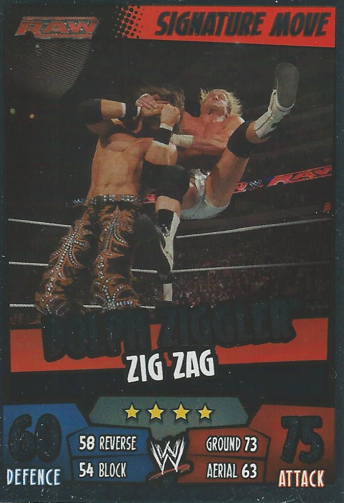 WWE Topps Slam Attax Rumble 2011 Trading Card Dolph Ziggler No.17