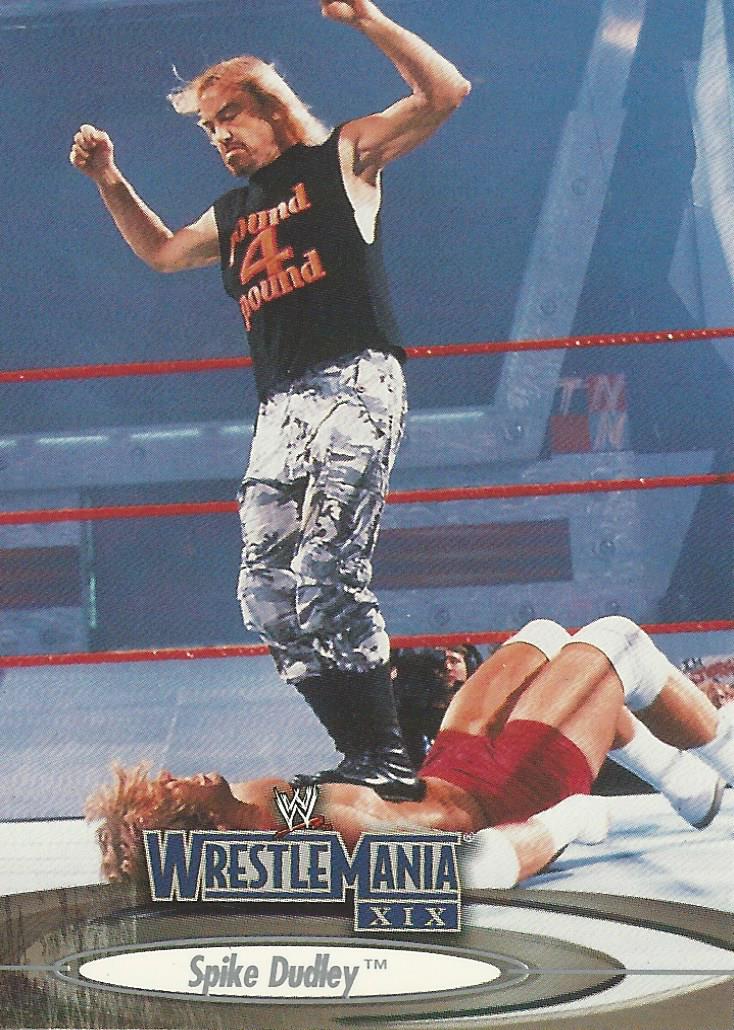 WWE Fleer Wrestlemania XIX Trading Cards 2003 Spike Dudley No.17