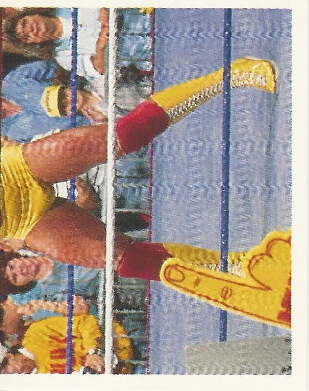 WWF Merlin Stickers 1991 Hulk Hogan No.17