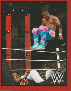 WWE Topps Then Now Forever 2016 Stickers Kofi Kingston No.17