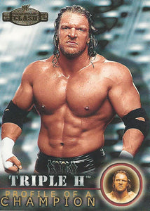 WWF Fleer Championship Clash 2001 Trading Card Triple H HHH No.69