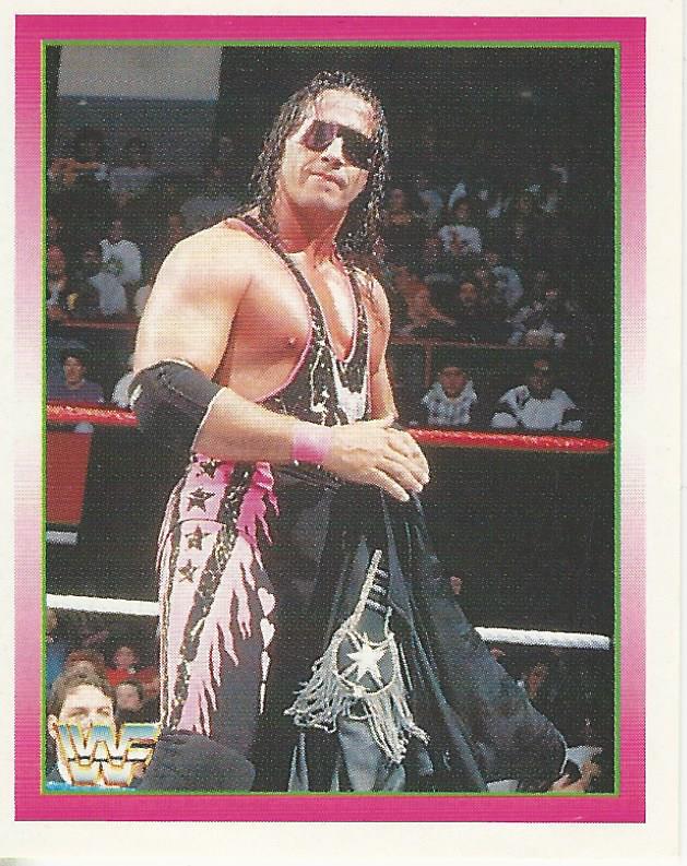 WWF Merlin Stickers 1995 Bret Hart No.17