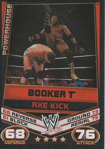 WWE Topps Slam Attax Rebellion 2012 Trading Card Booker T No.17