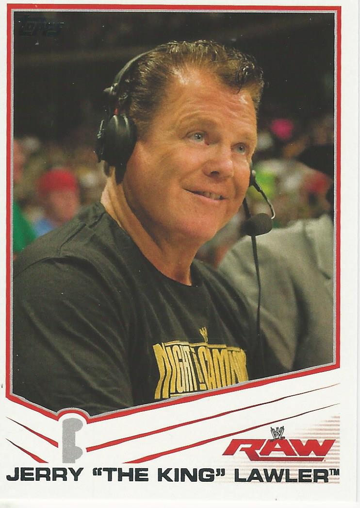 WWE Topps 2013 Trading Cards Jerry Lawler No.17