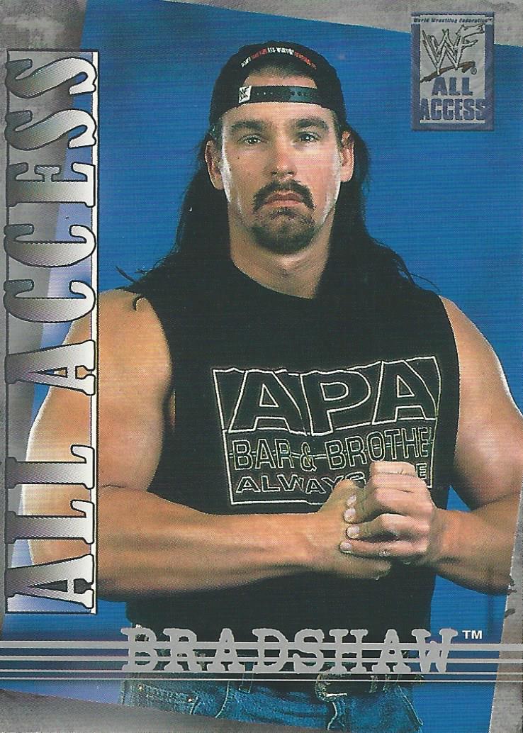 WWF Fleer All Access Trading Cards 2002 Bradshaw No.17