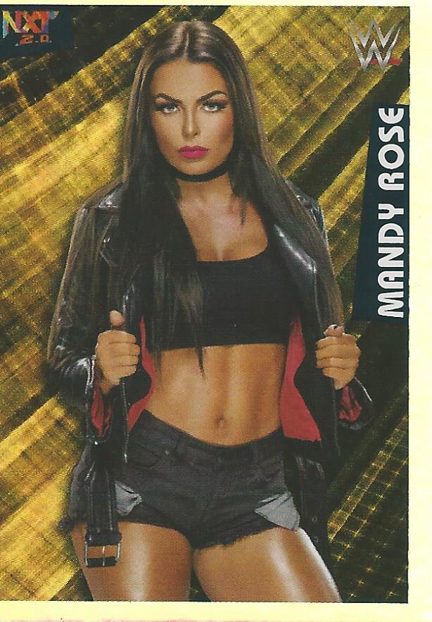WWE Panini 2022 Sticker Collection Mandy Rose Foil No.180