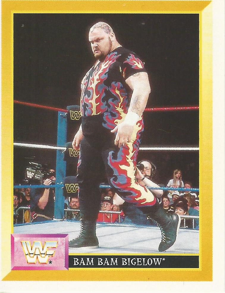 WWF Merlin Sticker Collection 1994 Bam Bam Bigelow No.180