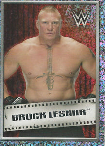 WWE Topps 2018 Stickers Brock Lesnar Foil No.180