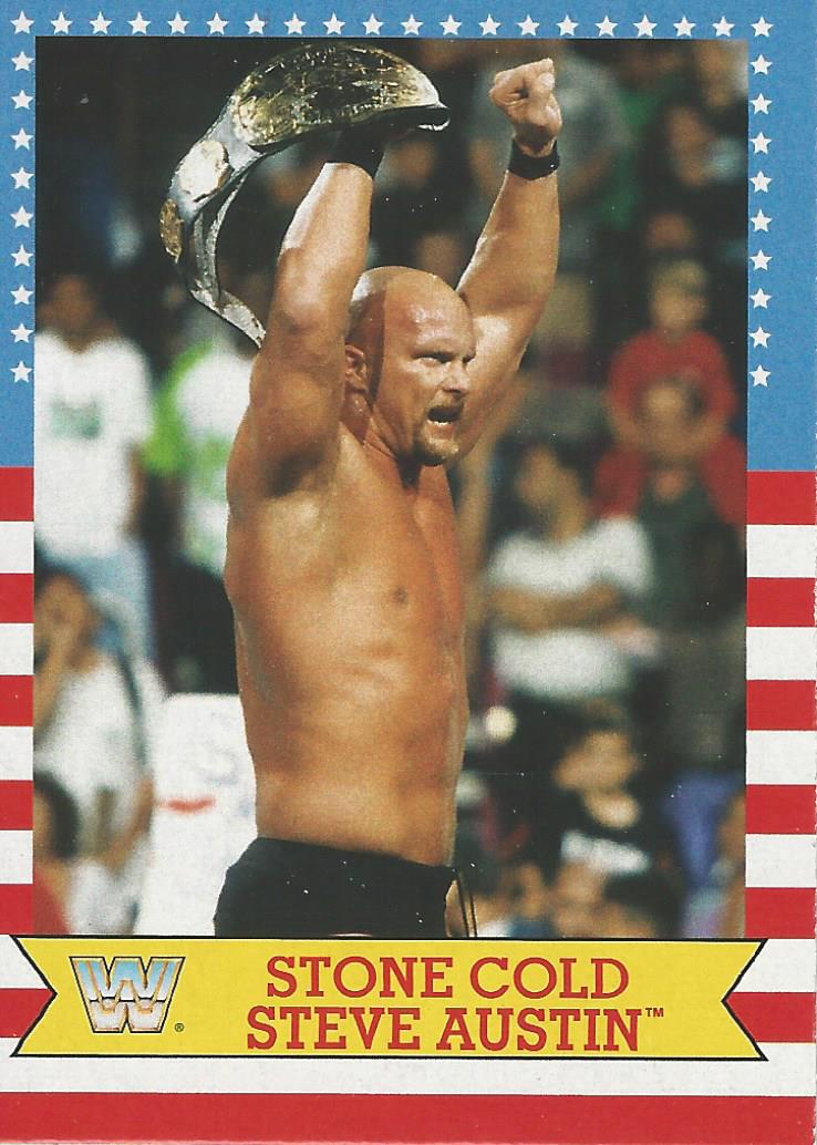 WWE Topps Heritage 2017 Trading Card Stone Cold Steve Austin No.20