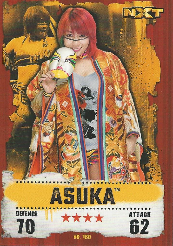 WWE Topps Slam Attax Takeover 2016 Trading Card Asuka No.180