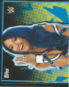 WWE Topps Road to Wrestlemania Stickers 2021 Sasha Banks No.180