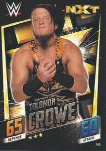 WWE Topps Slam Attax 2015 Then Now Forever Trading Card Soloman Crowe No.180 NXT