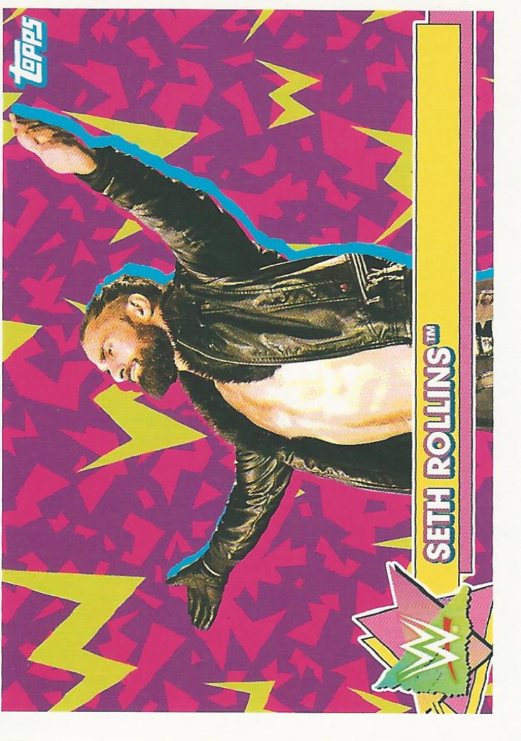 WWE Topps Heritage 2021 Sticker Card Seth Rollins S-15