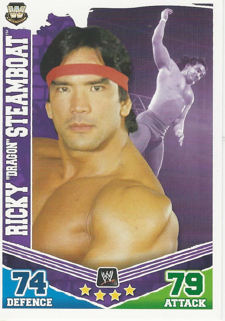 WWE Topps Slam Attax Mayhem 2010 Trading Card Ricky Steamboat No.180