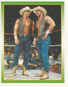 WWF Merlin Stickers 1995 Smoking Gunns No.180