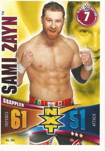 WWE Topps Slam Attax Rivals 2014 Trading Card Sami Zayn No.180 NXT